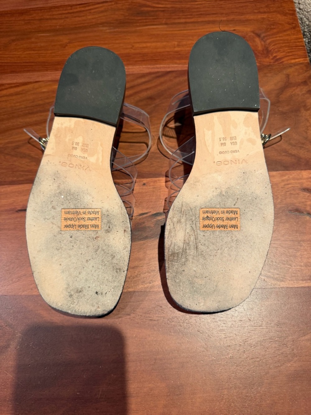 Vince Melina Clear Jelly Sandals - Picture 6 of 6
